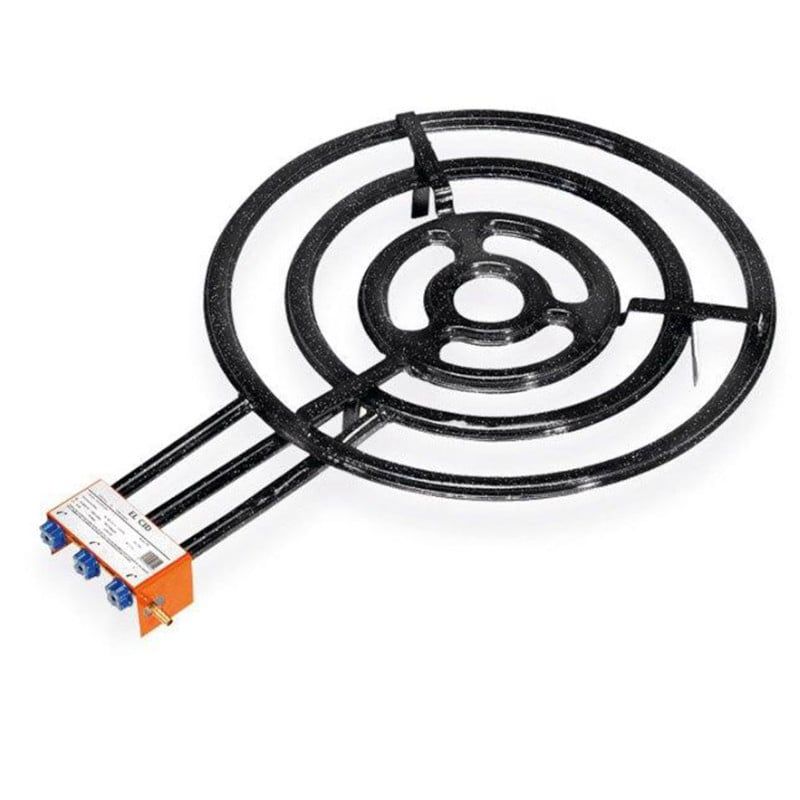 Paellero Plano Profesional Homologado para Interiores de Gas Butano /  Propano - 40 cm