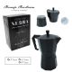 Cafetera Classic Aluminio Negro Menaje Martínez